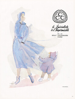 CCC (Comptoir Commercial Caoutchouc) 1950 Huguette de Vos