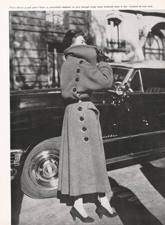 Nina Ricci 1949 Manteau boutonné dans le dos