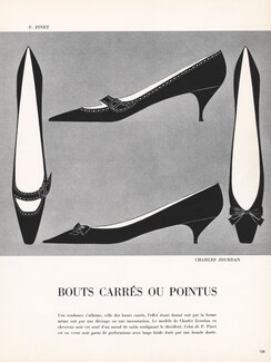 Charles Jourdan, F. Pinet 1961 Bouts Carrés ou Pointus
