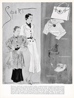 Nagornoff, Jean Patou 1935 Sport Hermès, Schiaparelli Hats, Karsavina (M.K.S)