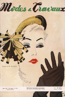 Le Monnier (Millinery) 1950 Pierre Mourgue, Cover