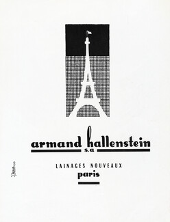 Armand Hallenstein (Fabric) 1956 Logo