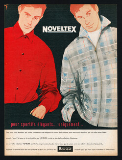 Noveltex (Clothing) 1957 René Gruau