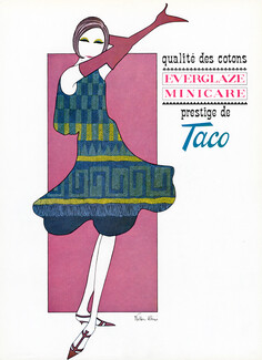 Taco (Fabric) 1962 Walter Albini