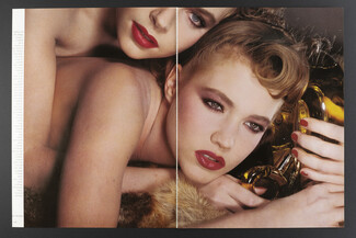 Photos Guy Bourdin 1984 Fashion Photography, Parfum Hermès, Maquillage Lancôme, 5 pages