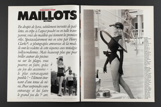 Maillots de stars, 1988 - Swimwear Photos Henry Clarke, 8 pages
