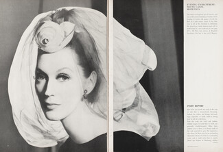 Carmel Snow's Paris Report, 1958 - Photos Richard Avedon, Pierre Cardin, Christian Dior, Pierre Balmain..., 21 pages