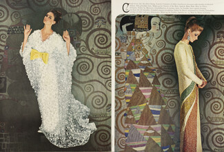 Photos Norman Parkinson, Lanvin, Cardin (5) 1965 Vogue International Collections - Paris, Gustav Klimt, 12 pages