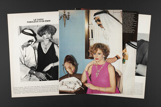 Le choix fabuleux d'un émir, 1976 - Cartier, M. Gérard (High Jewelry)... Boucheron, Chaumet, Watches, Photos Rodolphe Haussaire, 6 pages