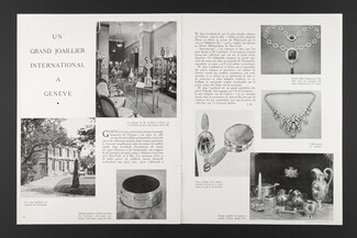 Un Grand Joaillier International à Genève, 1950 - Jean Lombard High Jewelry, Magasin 5 de la Corraterie, Texte par J. D.