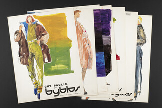 Guy Paulin per Byblos 1979 Design Arrari, Graphics Marucelli & Marinoni, Fashion Illustration, 16 pages