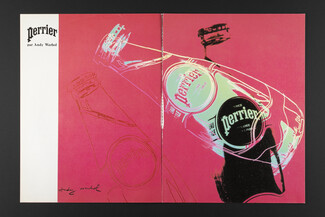 Perrier 1984 Advert by Andy Warhol, Pop Art