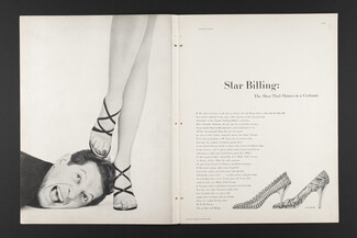 Star Billing, 1953 - I. Miller, H. M. Rayne, Danny Kaye, Wally Cox, Photos Richard Avedon, 3 pages