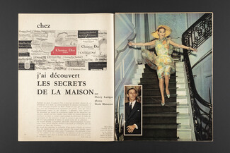 Chez Christian Dior j'ai découvert les secrets de la Maison, 1961 - Marc Bohan, Photos Denis Manceaux, Texte par Henri Lartigue, 6 pages