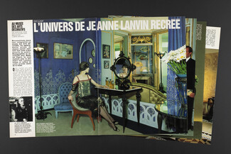 L'univers de Jeanne Lanvin recréé, 1985 - Musée des Arts Décoratifs, Lanvin Perfumes, Poupées-Mannequins Dolls, Photos Roger Gain, Text by Marianne Lohse, 8 pages