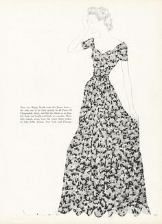 Maggy Rouff 1937 Dinner Dress, Reynaldo Luza