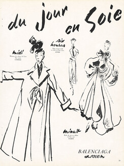 Balenciaga 1950 Silks, Combier, Anfrie, Staron, Hélène Berger