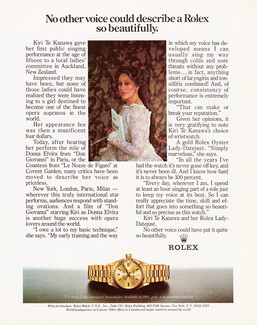 Rolex (Watches) 1982 Kiri Te Kanawa Lady-Datejust