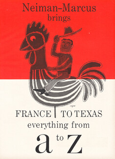 France to Texas everything from A to Z 1957 Savignac, Neiman-Marcus