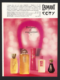 Coty (Perfumes) 1962 L'Aimant