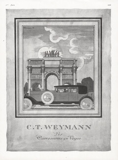 C.T. Weymann (Coachbuilder) 1926 Arc de triomphe du Carrousel, Pierre Mourgue