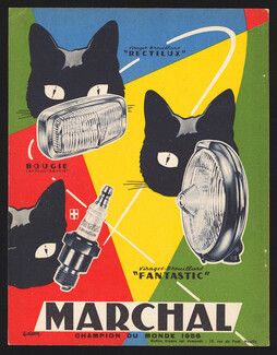 Marchal (Headlamps) 1956 Black Cats