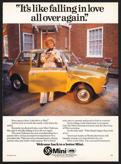 Austin Leyland Mini 1976 Yellow