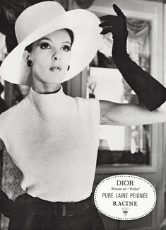 Christian Dior 1965 Blouse en polka, Racine, Photo Meunier