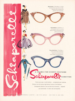 Schiaparelli Lunettes 1957 Glasses