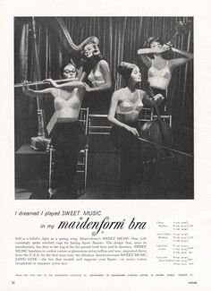 Maidenform (Lingerie) 1960 Bra Sweet Music