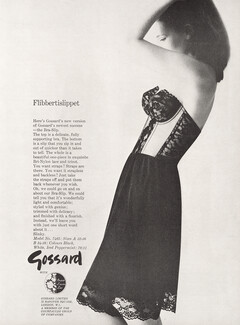 Gossard (Lingerie) 1963 The Bra-Slip