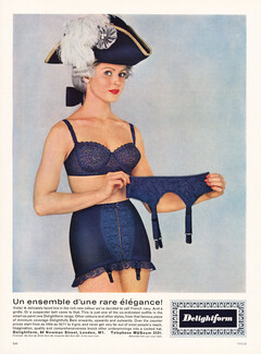Delightform (Lingerie) 1964 Girdle, Suspender Belt, Bra