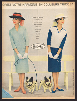 Tricosa (Fabric) 1959 French Bulldog Toys