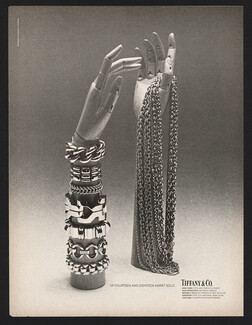 Tiffany & Co. 1968 Photo Norman Nishimura, Gold Jewels