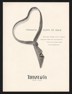 Tiffany & Co. 1957 Cloth of gold