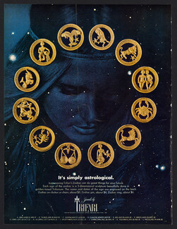Trifari (Jewels) 1969 Simply Astrological, Signs Of The Zodiac