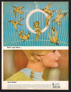 Trifari (Jewels) 1964 Birds of fashion pins