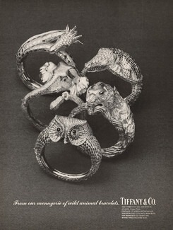 Tiffany & Co. 1969 Wild Animals Bracelets Menagerie