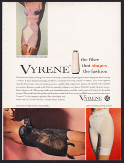 Vyrene (Elastic Fiber) 1962 Girdles, Lily of France, Flexees, Youthcraft