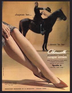 Clairmaille (Hosiery, Stockings) 1961 Jacques Esterel