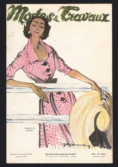 Jean Patou 1952 Jacques Demachy, Modes et Travaux Cover