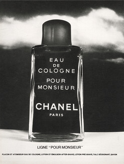 Chanel (Perfumes) 1971 Eau de Cologne Pour Monsieur Black