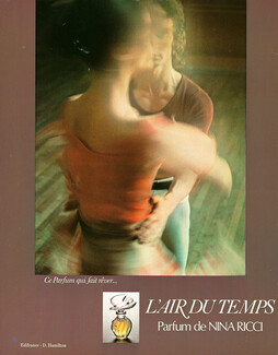 Nina Ricci (Perfumes) 1973 L'Air du Temps, Danseurs, Photo David Hamilton