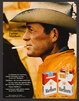 Marlboro (Cigarettes, Tobacco Smoking) 1970 Cowboy