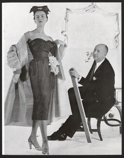 Christian Dior 1951 Mr Dior Portrait, Evening Gown