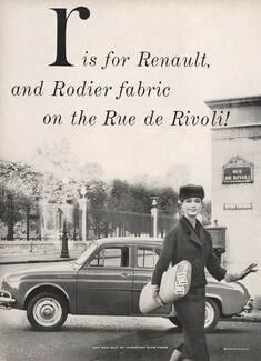 Renault 1957 Suit by Christian Dior, Rodier, Rue de Rivoli