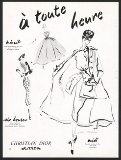 Christian Dior 1950 "À toute heure" La Soie, Ducharne