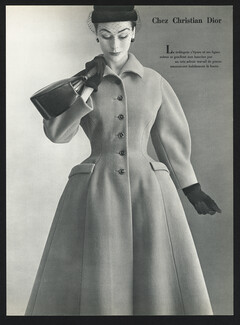Christian Dior 1952 La Redingote, Photo Pottier