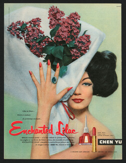 Chen Yu 1957 Photo Harry Meerson, Enchanted Lilac Nail Polish Lipstick