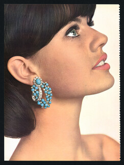 Cartier (High Jewelry) 1964 Turquoises, Earrings